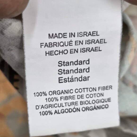 Pottery Barn 4 Pc F/Q Paloma Paisley Organic Cotton Duvet & 3 Pillow Shams 86x86 - Picture 9 of 10